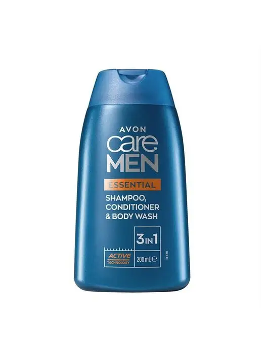 AVON 3 в 1 шампунь Основной уход, 200 мл, 200 мл, фото 3