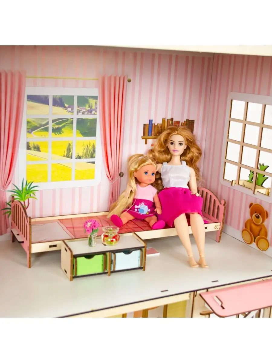 Пластиковые кукольные домики для Барби. Особенности, варианты, комплектации.