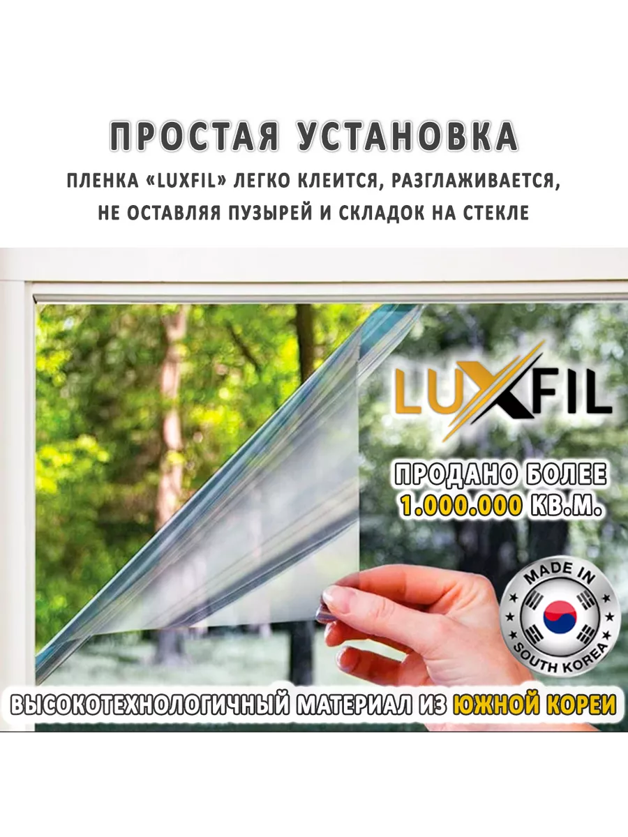 Пленка солнцезащитная R BLUE 15 2 mil. 75х500 см. LUXFIL 114962481 купить  за 1 175 ₽ в интернет-магазине Wildberries