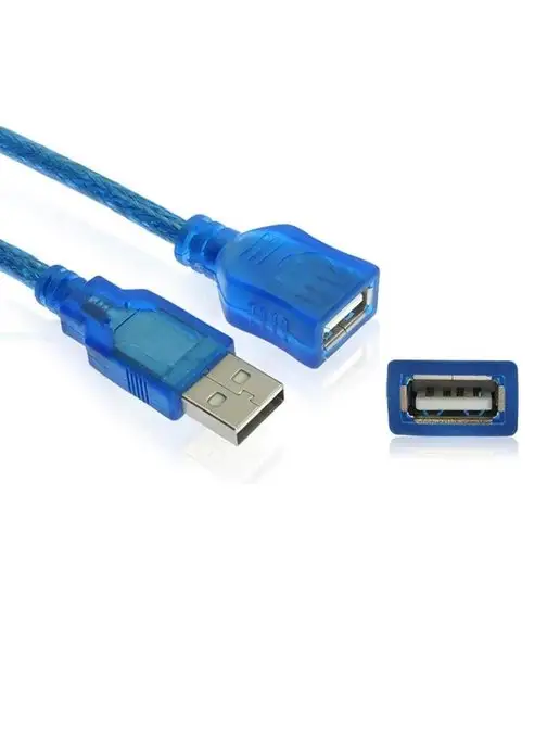 Green Wire Кабель удлинитель USB 1.4 м, провод AM-AF для подключения пе…