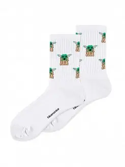 Носки с принтом Baby Yoda Coffee Nicenonice 115057155 купить за 250 ₽ в интернет-магазине Wildberries