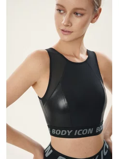 Топ спортивный для фитнеса и йоги BODY ICON 115088901 купить за 686 ₽ в интернет-магазине Wildberries