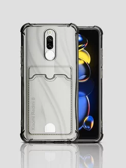 Чехол для Xiaomi Redmi 8 с карманом для карт WAROZ 115091017 купить за 264 ₽ в интернет-магазине Wildberries