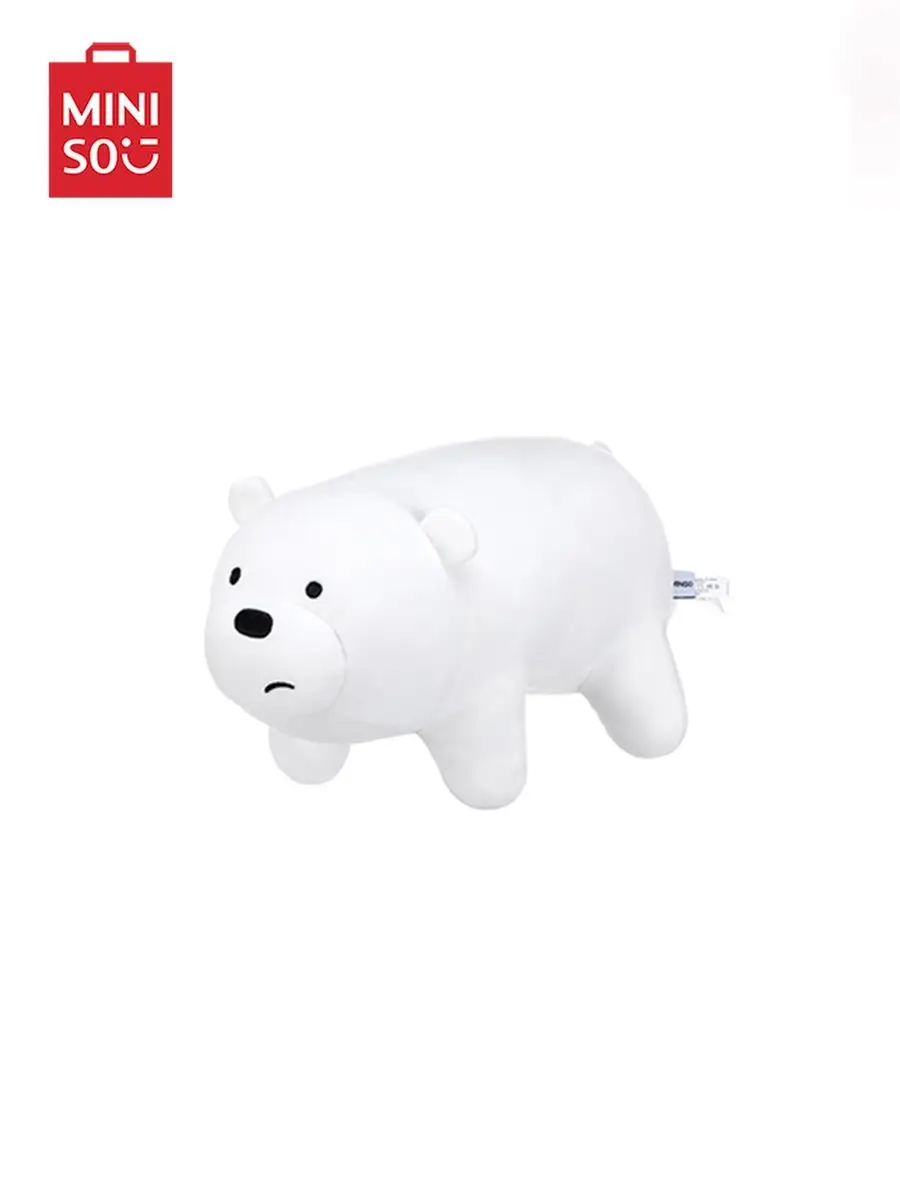 Игрушка мягкая Белый We Bare Bears miniso 115219143 купить в  интернет-магазине Wildberries