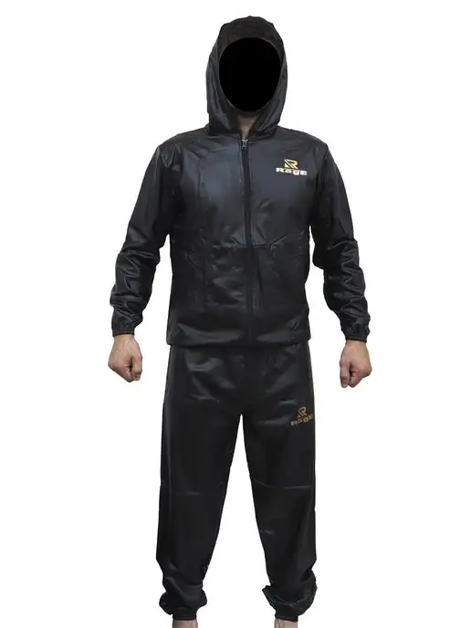 RAGE fight gear Костюм-сауна весогонка черный, черный, фото 2