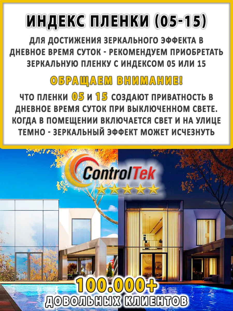 Пленка солнцезащитная R Silver 05(серебро) 75х50 см. ControlTek 115318741  купить за 231 ₽ в интернет-магазине Wildberries