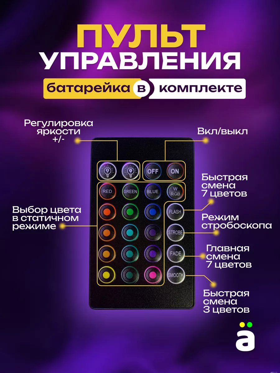 Светодиодная лента 15 метров RGB LED Алиса Daskus 115564642 купить за 1 503  ₽ в интернет-магазине Wildberries