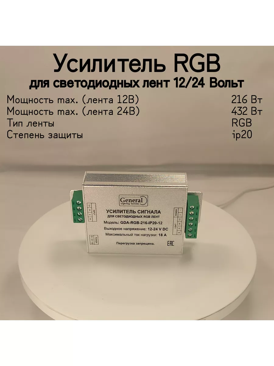 RGB усилители