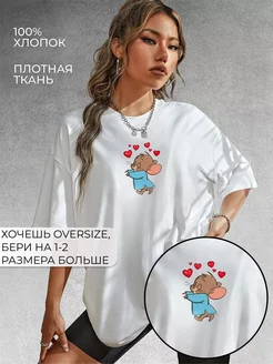 Футболка оверсайз с принтом базовая длинная SigmaPrint 115788060 купить за 799 ₽ в интернет-магазине Wildberries