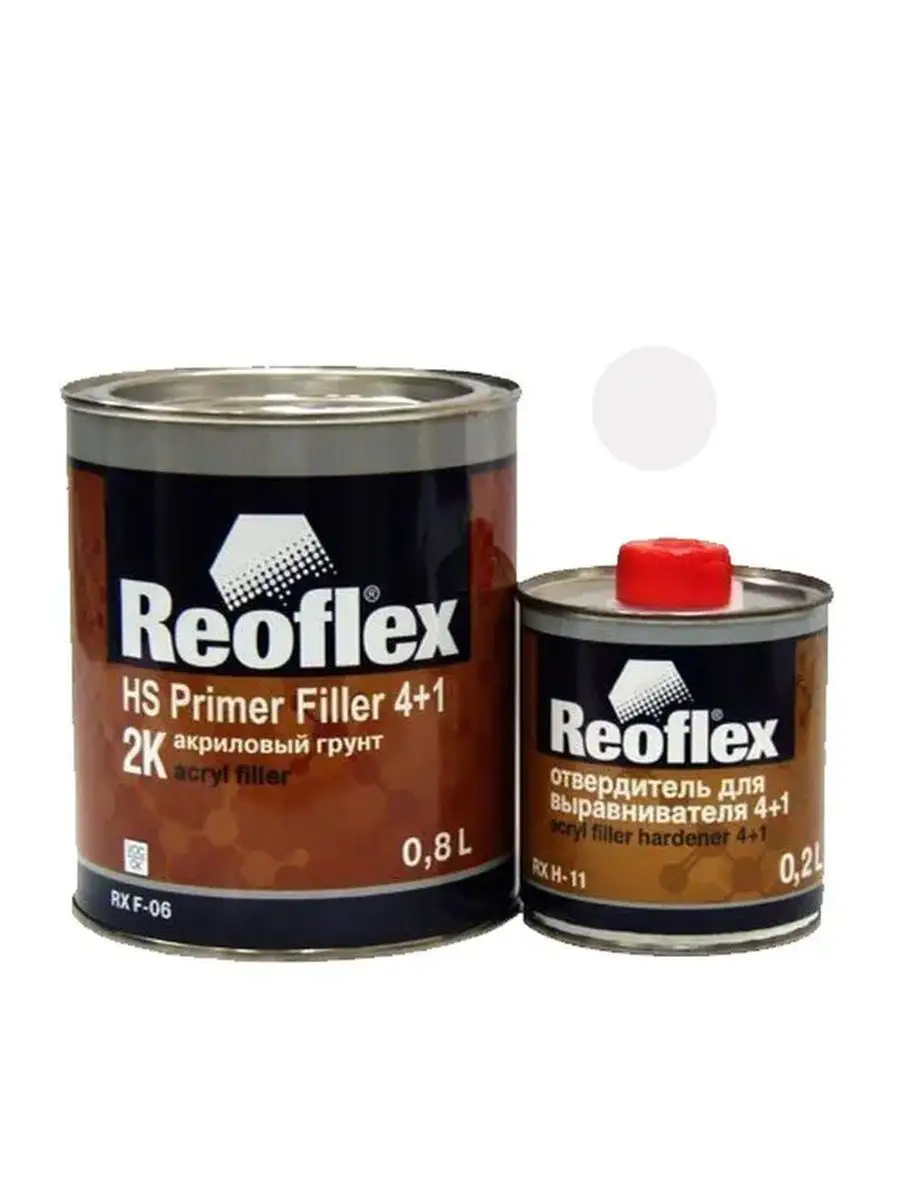 Грунт Reoflex белый 4+1 0,8л.+0,2л. отвердитель комплект