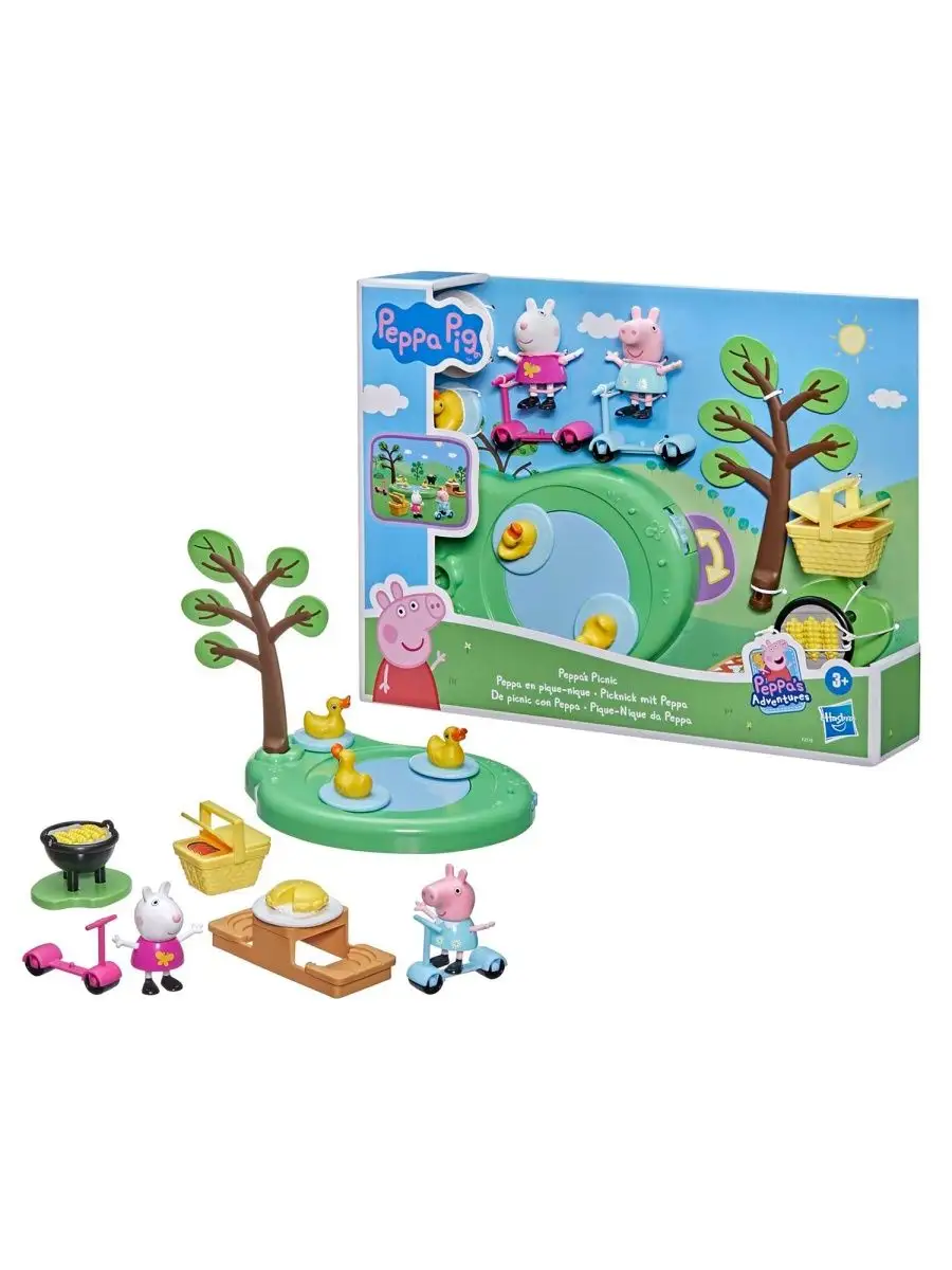 Игровой набор Peppa Pig Пикник свинки Пеппы F25165L0 Peppa Pig 115883985  купить в интернет-магазине Wildberries