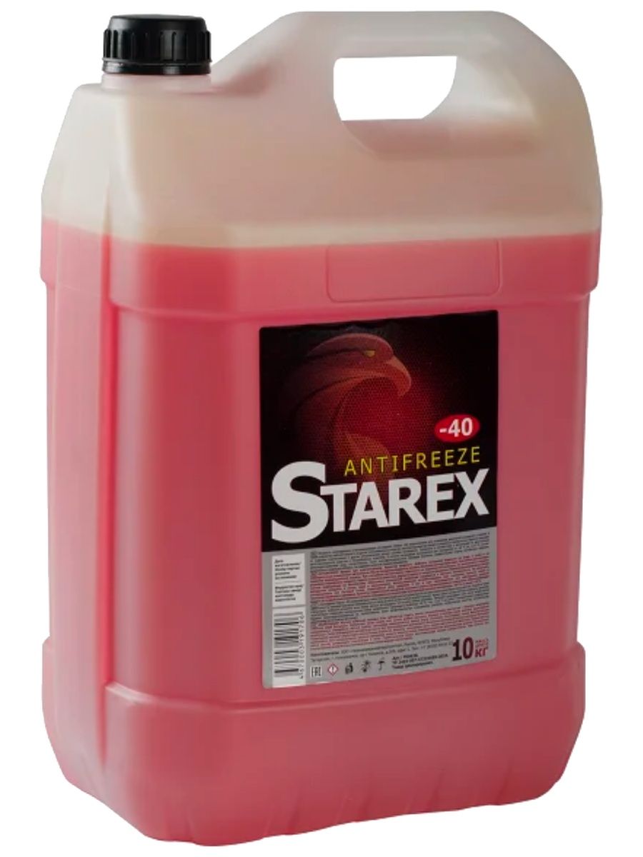 Антифриз Starex Red 10кг. Антифриз Старекс красный 10л артикул.