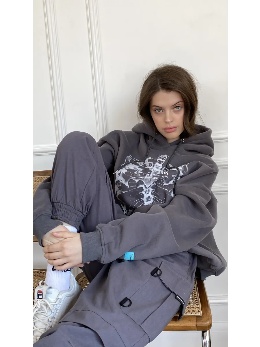 Оверсайз худи c принтом SUN Street 115911382 купить за 4 663 ₽ в  интернет-магазине Wildberries