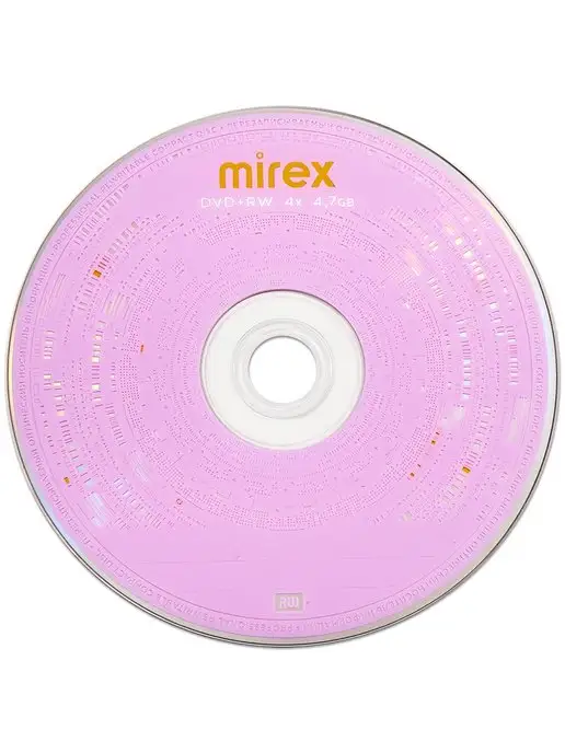 Mirex Диск DVD+RW 4,7Gb 4x bulk, 10 шт, 4,7 ГБ, 10 шт, фото 2