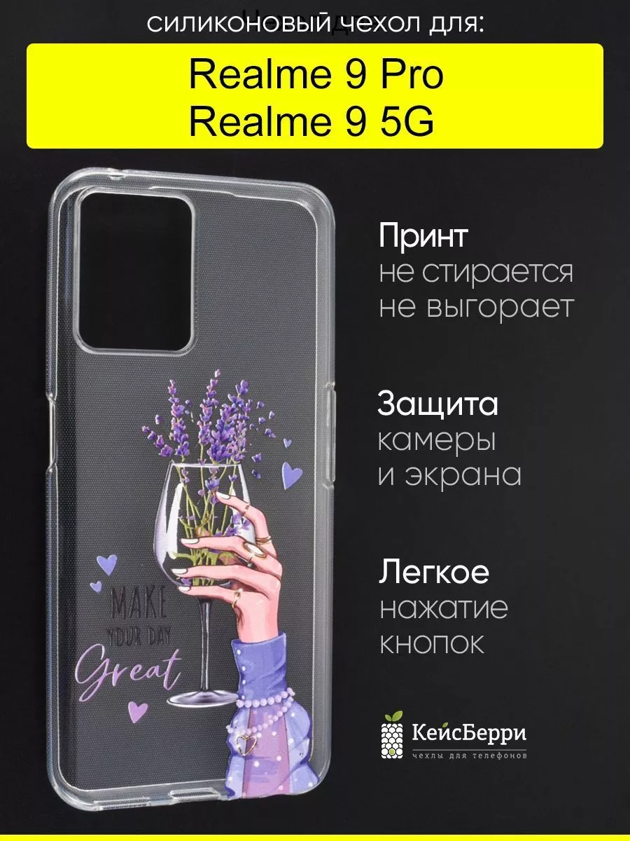 Чехол для Realme 9 Pro / Realme 9 5G, серия Clear КейсБерри 115939484  купить за 336 ₽ в интернет-магазине Wildberries