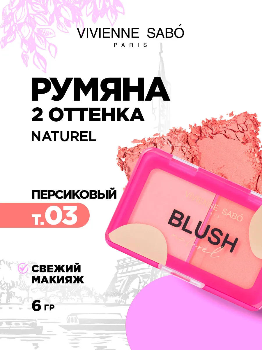 Румяна для лица сухие...