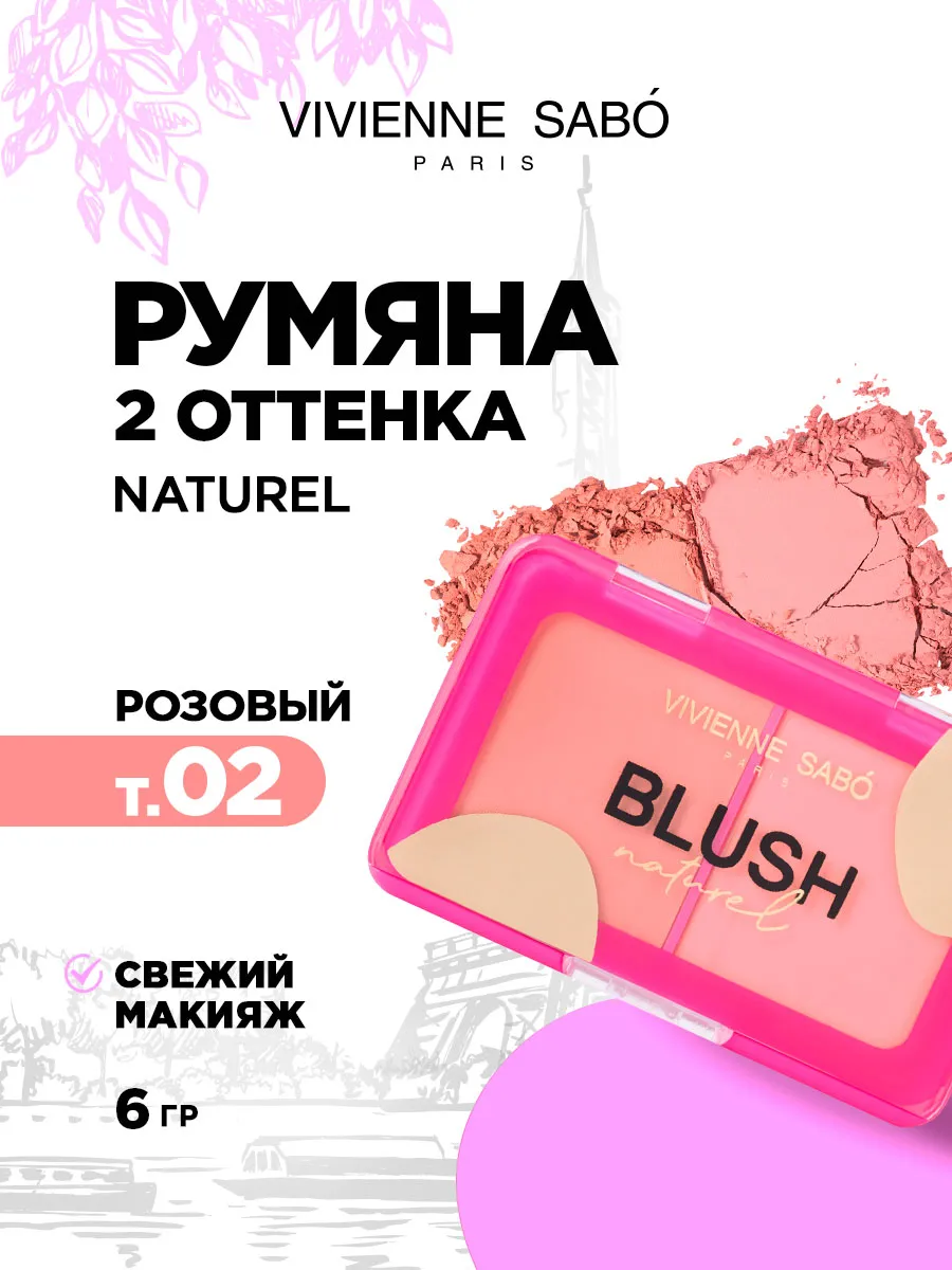 Румяна для лица сухие...