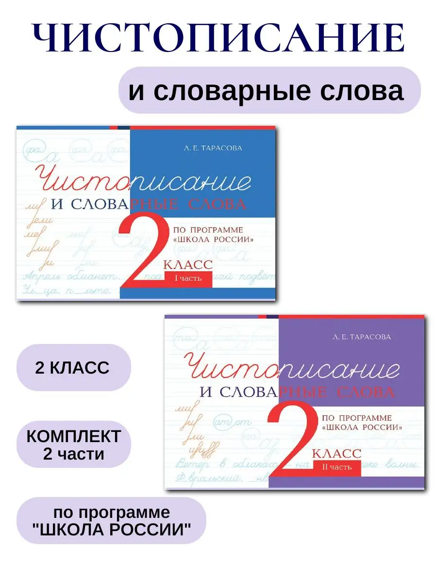 Чистописание и словарные слова. Комплект 5 за знания 116068048 купить за 316  ₽ в интернет-магазине Wildberries