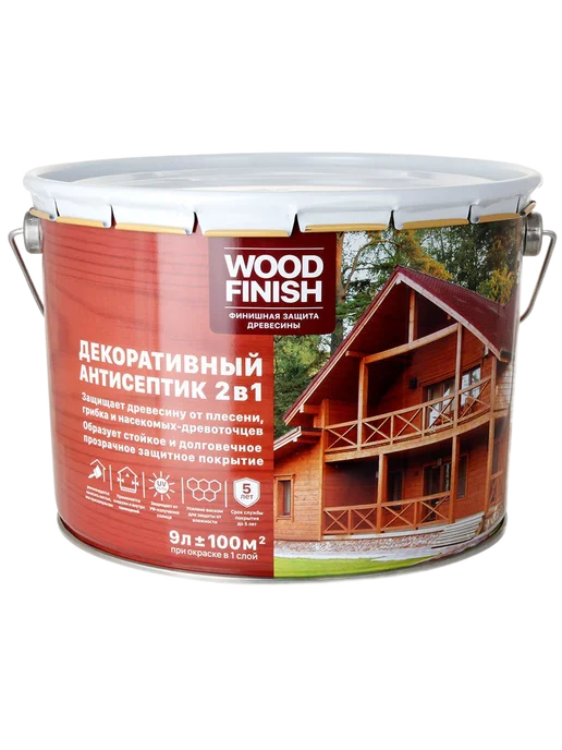 FORMULA PROF_STROY Пропитка для дерева антисептик WOOD FINISH, вариант, фото 5