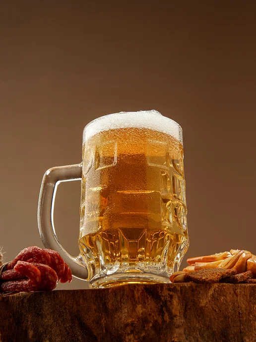 Пивная кружка стеклянная 500 мл "Pub" подарочная 2 шт, 500 мл, 2 шт, фото 6