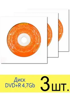 Mirex Диск DVD+R 4,7Gb 16x в конверте