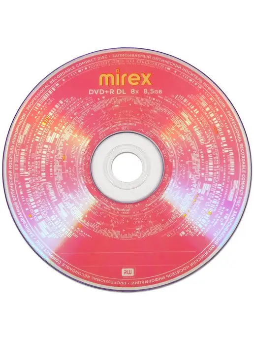 Mirex Диск DVD+R DL 8.5Gb 8x в конверте, 8,5 ГБ, фото 3
