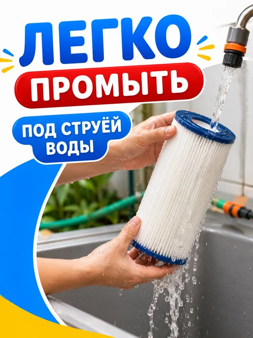 Intex Сменный картридж тип А, В для фильтр-насосов, вариант, фото 4