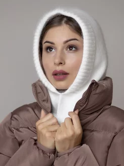 Капор зимний вязаный капюшон Slava Furs 116324525 купить за 1 263 ₽ в интернет-магазине Wildberries