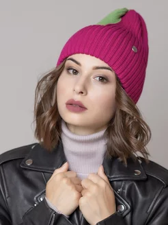 Шапка вязаная бини демисезонная Slava Furs 116338747 купить за 532 ₽ в интернет-магазине Wildberries