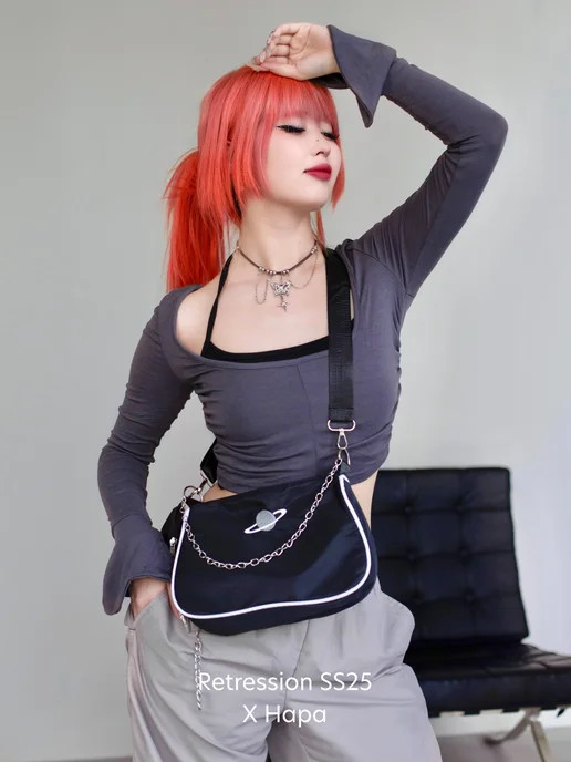 Retression Сумка подростковая y2k, вариант, фото 6