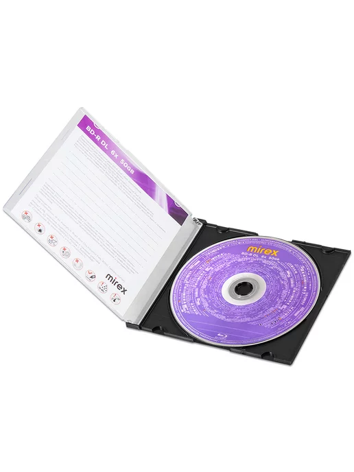 Mirex Диск BD-R 50Gb 6x, slim box, 50 ГБ, фото 4