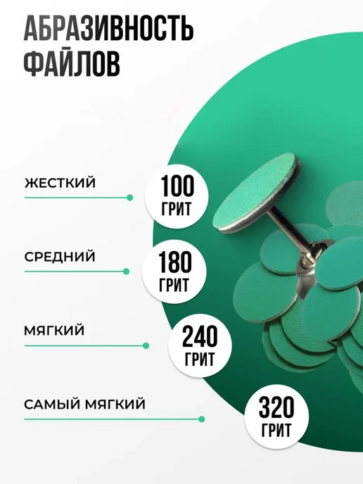 Smart Master Сменные файлы push up для Смарт диск М 240 грит, вариант, фото 4
