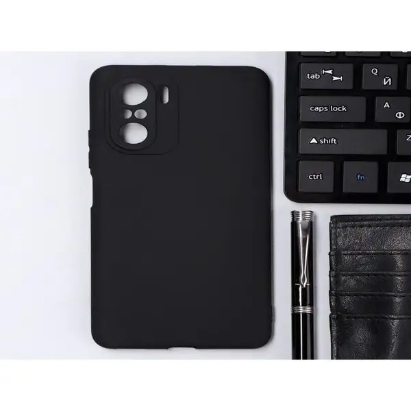 Чехол на телефон Xiaomi POCO F3 силиконовый матовый