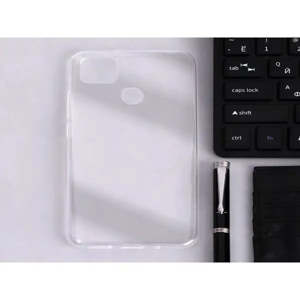 Чехол на телефон Xiaomi Redmi 10A силиконовый прозрачный