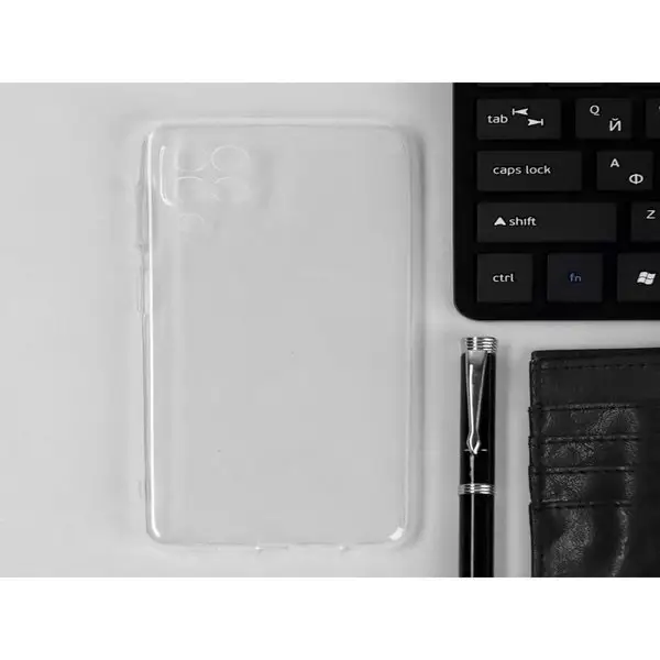 Чехол на телефон Samsung M22 прозрачный