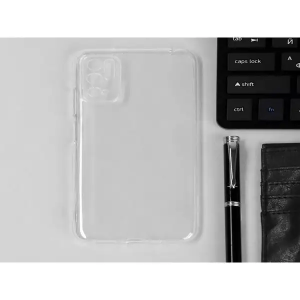 Чехол на телефон Xiaomi Redmi Note 10T, прозрачный