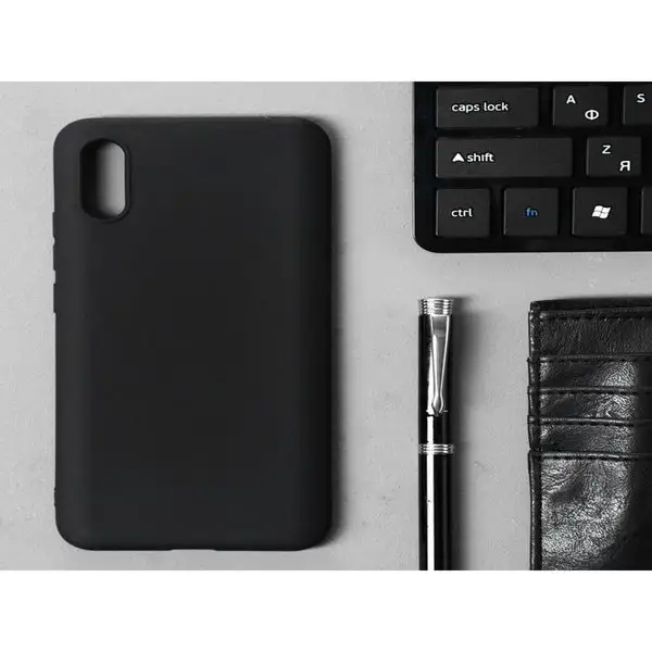 Чехол на телефон Xiaomi Redmi 9A силиконовый матовый