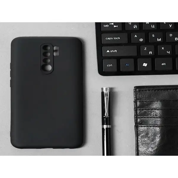 Чехол на телефон Xiaomi Redmi 9 силиконовый матовый