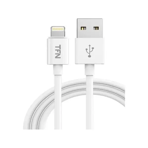 Кабель TFN, Lightning — USB, 2.4 А, 1 м, TPE
