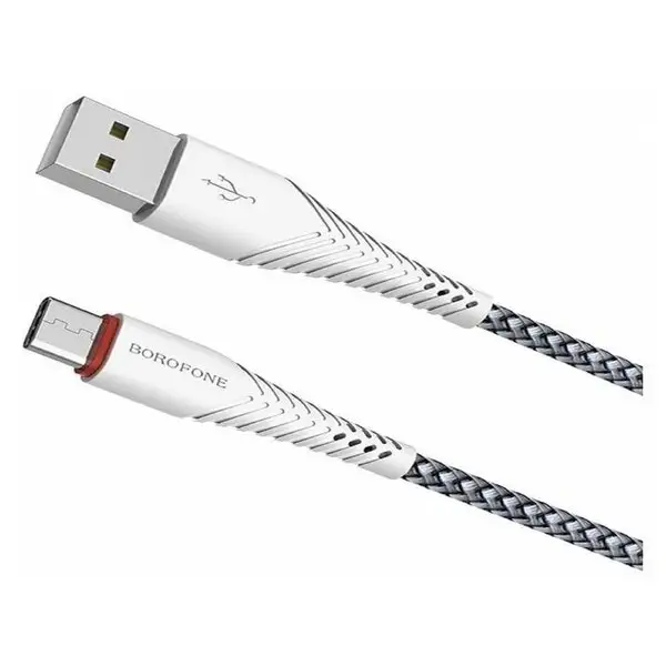 Кабель Type-C-USB, 3А, 1м, нейлон
