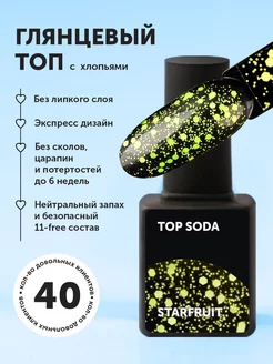 Топ для гель лака с глиттером SODA ART EFFECT (9 мл) Milkgel 116562622 купить за 187 ₽ в интернет-магазине Wildberries