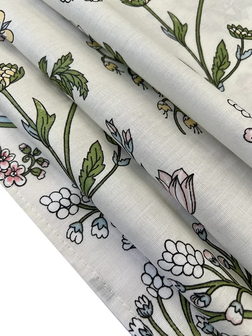 Milky Garden Пододеяльник евро 200х215 см на молнии сатин Botany, 200x215 см, фото 3