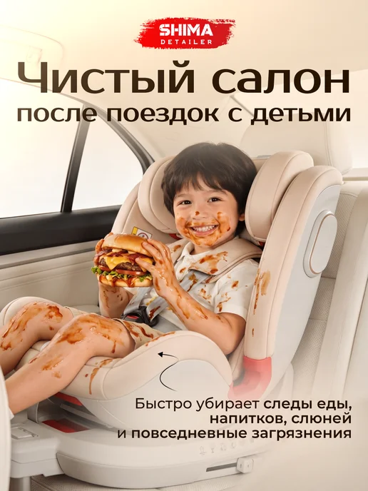 SHIMA Универсальный очиститель салона авто QUICK CLEANER 500 мл, 1 л, фото 3