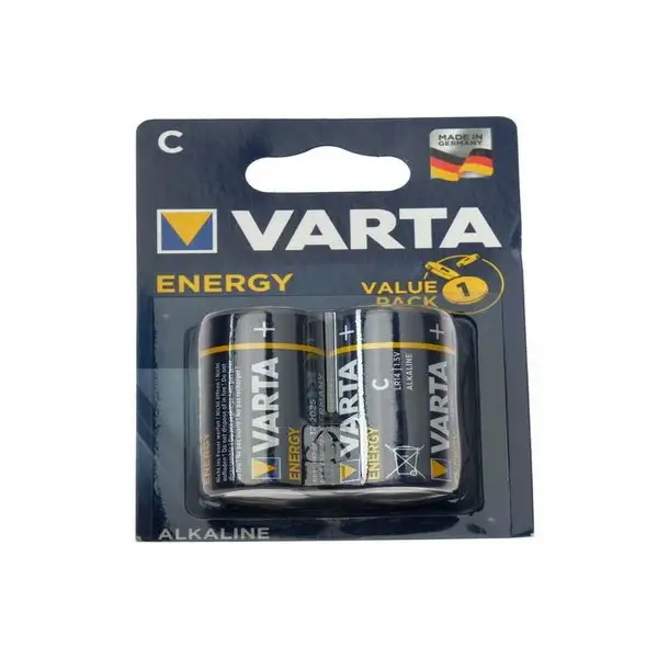 Батарейка алкалиновая C 1.5В, 2 шт