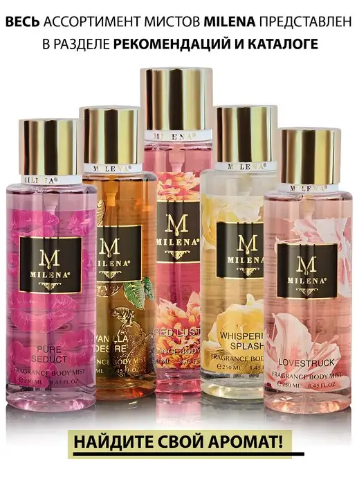 Milena Parfum Спрей - мист для тела Flirtatious 150мл, 250 мл, фото 5