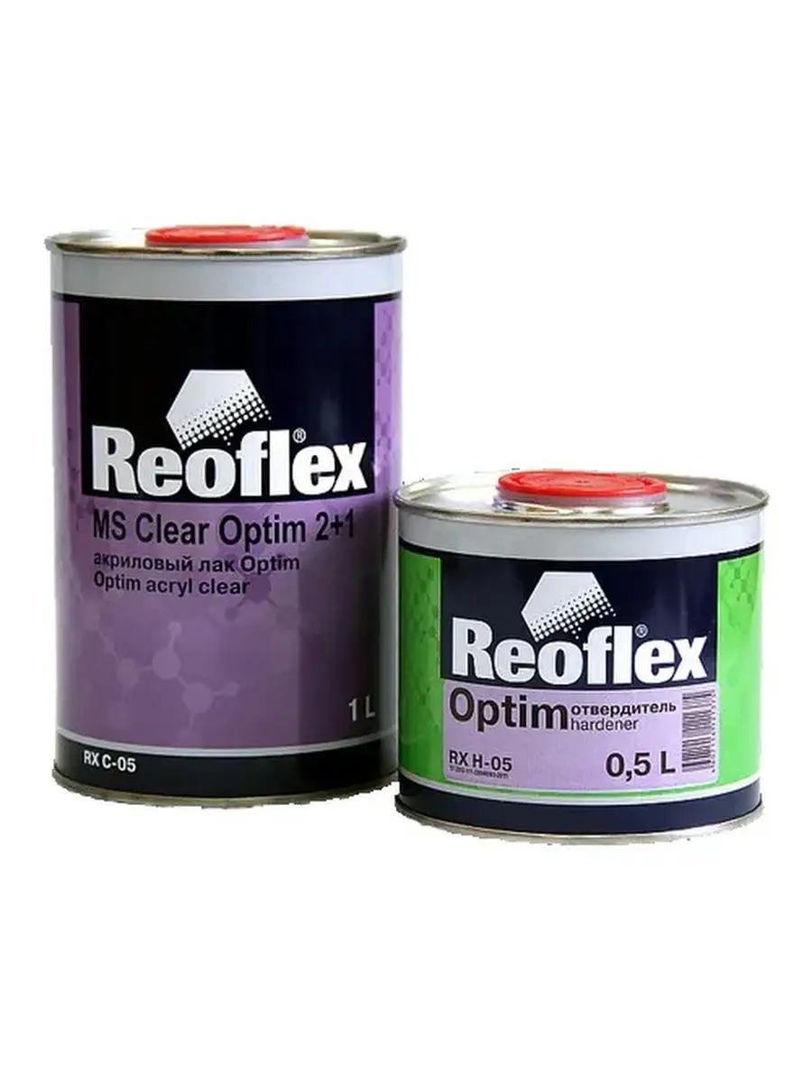Лак Reoflex MS Optim 1л.+0,5л. отвердитель комплект